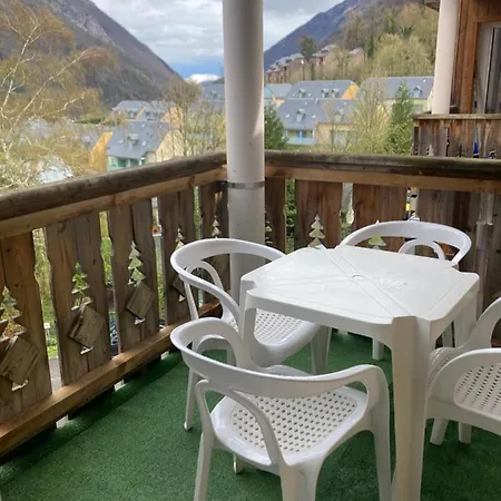 4/6 Pers 38m2, Vue Montagne, Piscine Chauffee, 500m Centre Apartamento Cauterets